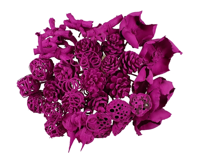Bouquet Mix 40 stems Covered Cerise