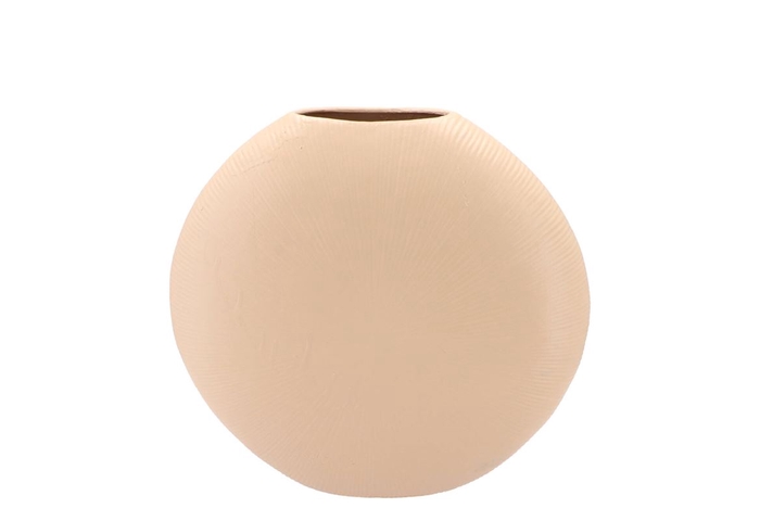 Jada Sand Oval Vase 23x7cm