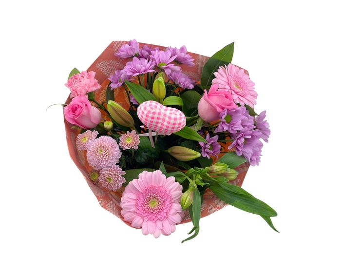 <h4>Bouquet biedermeier kim medium pink mothersday</h4>