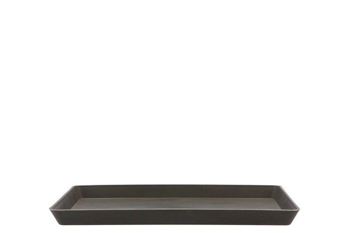 Melamine Grey Tray 31x21x2cm