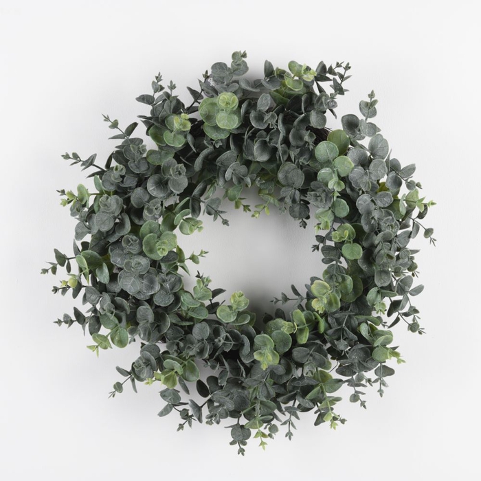 Af Wreath Euca Cin 40cm Green