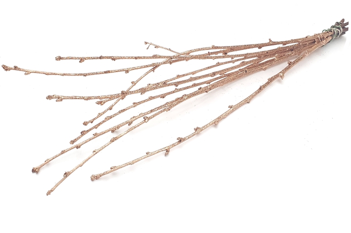 Avium branches lgt 40cm 10 stems per bunch Antique + Glitter