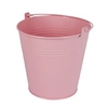 Bucket Sevilla zinc Ø15,5xH14,8cm -ES14 / 15 pink