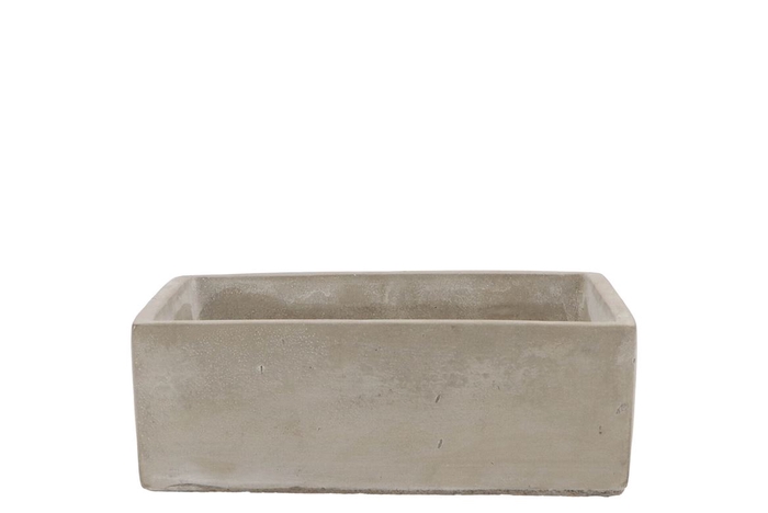 Concrete Bowl Square 20x20x7cm