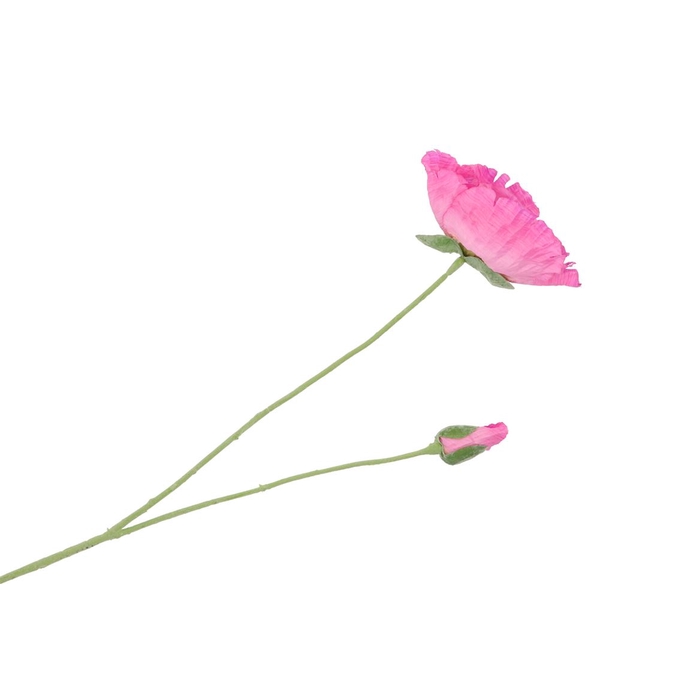 <h4>Silk Poppy Pink 70cm</h4>