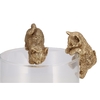 Deco Hanging Cats Gold 6x5x7cm