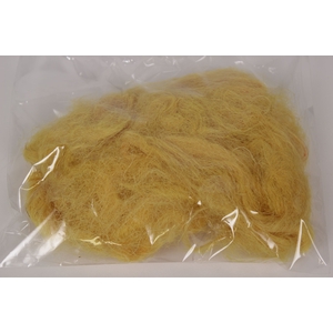 Fuzzy fibre 250 gram in poly yellow
