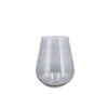 Mira Smoke Glass Wide Vase 14x14x15cm