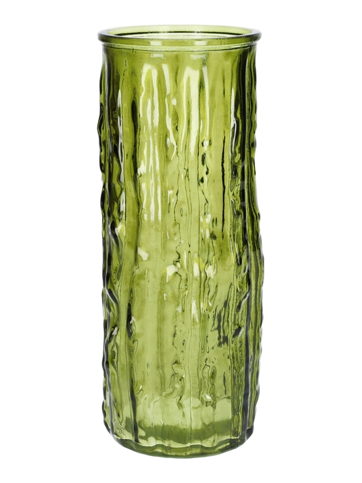 <h4>DF02-700614800 - Vase Guss d9.5xh25 vintage green</h4>