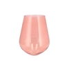 Mira Pink Glass Wide Vase 22x22x28cm