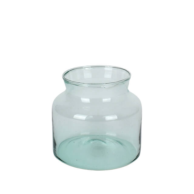 <h4>Vase Clermont Ø21xH20cm recycled glass</h4>