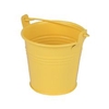 Bucket Sevilla zinc Ø8,2xH7,2cm - ES7 yellow matt
