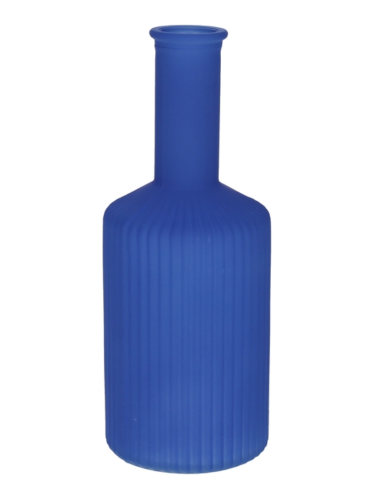 <h4>DF02-665461800 - Vase Caro lines neck d3.7/8.2xh20.5 cobalt blue matt</h4>