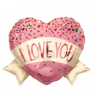 Mothersday Balloon I Love You Heart 45cm