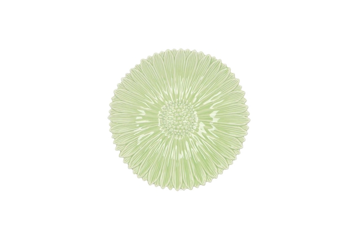 <h4>Bloom Daisy Plate Green 11x11x2cm</h4>