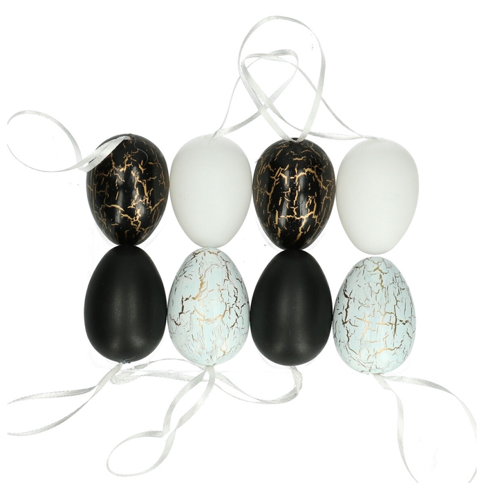 <h4>Easter Deco egg crackle 6cm x16</h4>