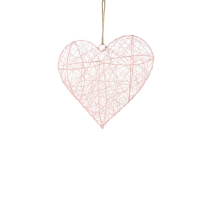 Mothersday deco hanging heart 30 25 10cm