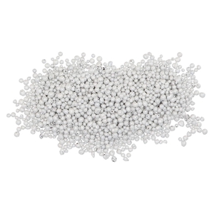 Garnish pearls deco white 4-8mm a 4 liter