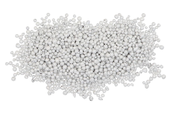 Garnish pearls deco white 4-8mm a 4 liter