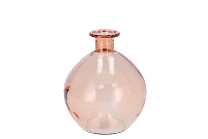 <h4>Dry Glass Peach Bottle Sphere 13x15cm Nm</h4>