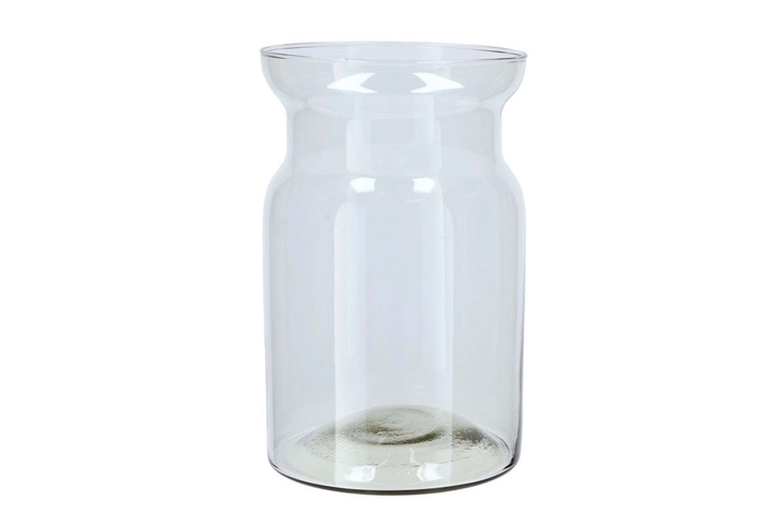 <h4>Glass Roca Milk Bottle Clear 16x25cm</h4>