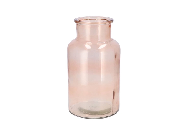 <h4>Dry Glass Peach Milk Bottle 15x26cm Nm</h4>