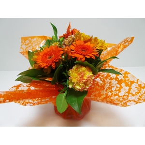 Bouquet Aqua Medium Orange