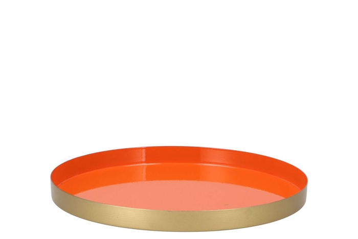 <h4>Marrakech k orange plate 26x2cm</h4>