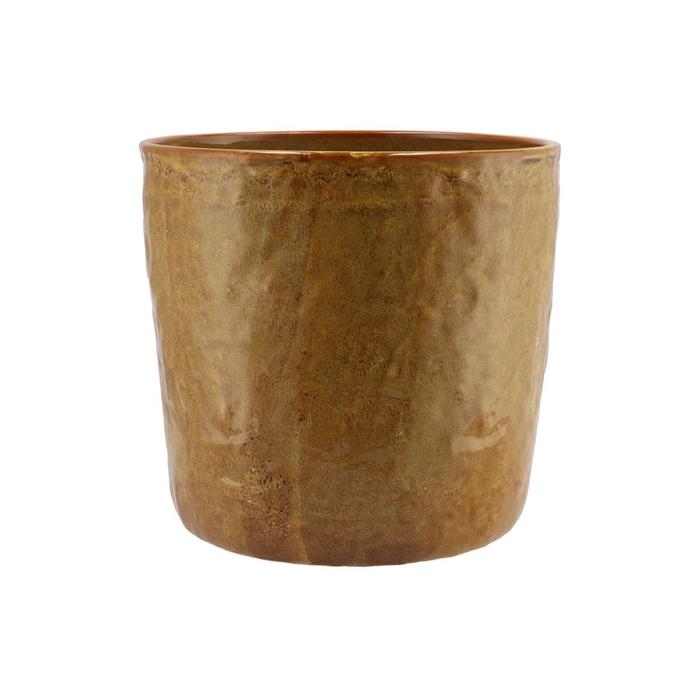 <h4>Iron Stone Yellow Glazed Pot 30x28cm Nm</h4>