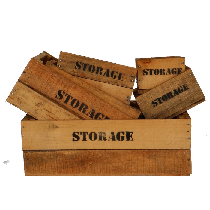 <h4>Wood box storage s/6 d48 30 19cm</h4>