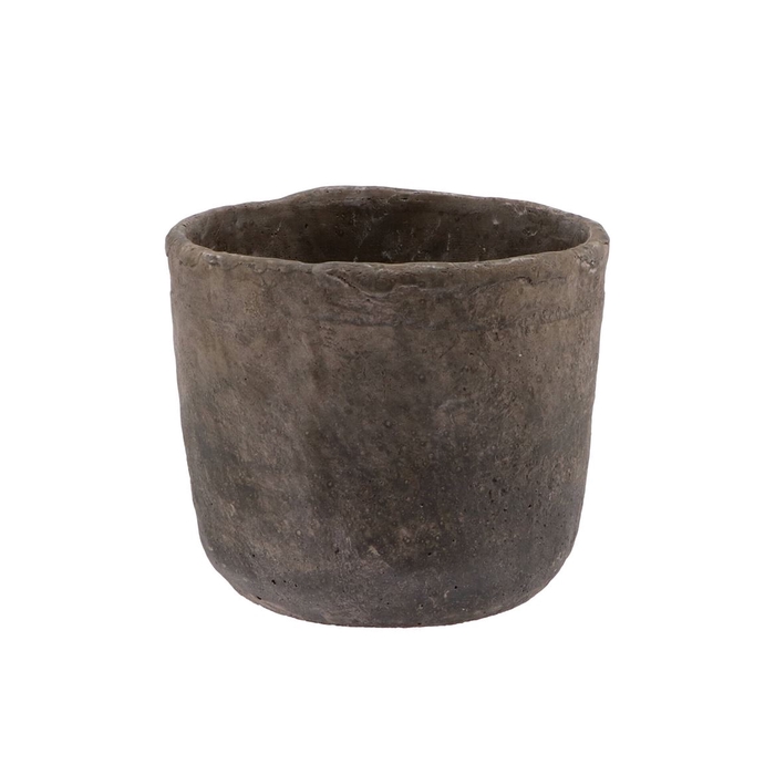 <h4>Iron Stone Grey Pot 19x17cm</h4>