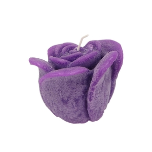 Candle Roos Purple 11x9cm