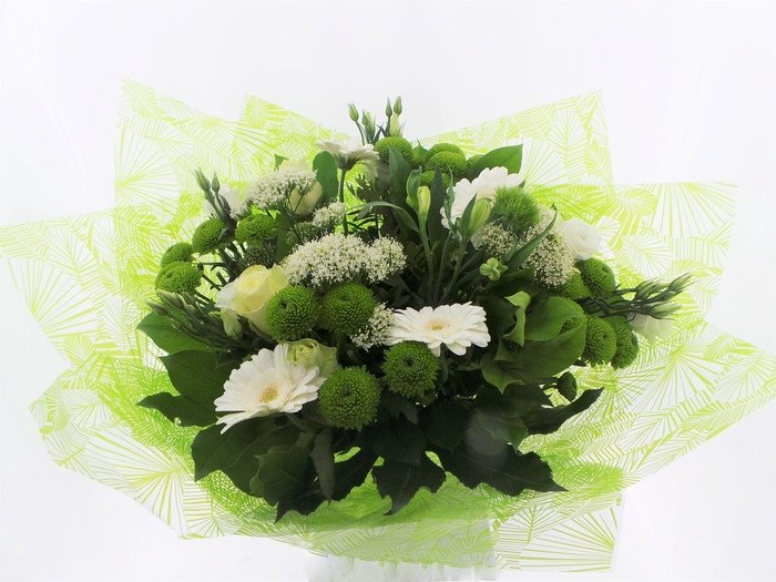 Bouquet large white / green