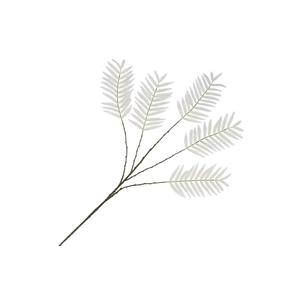 Silk Palm Leaf White 125cm