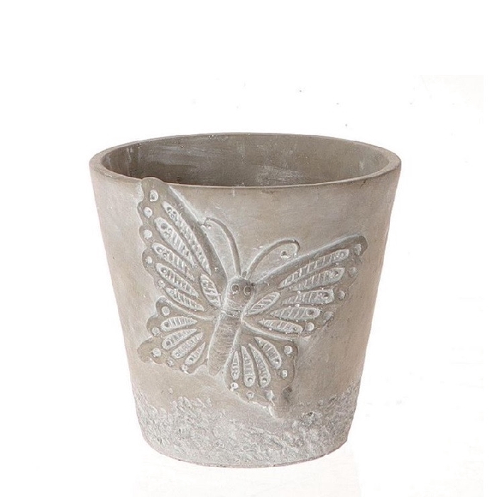 Ceramics Butterfly pot d14.5*13.5cm