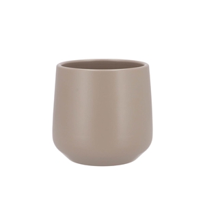 Ceramic Orchid Pot Stone Grey 14cm
