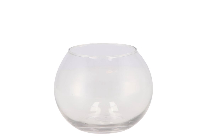 Verre Vase Boule D13xh10cm
