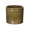 DF03-883861100 - Pot Lucca1 d23.3xh21.5 pistache glazed