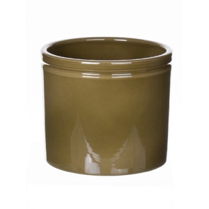 DF03-883861400 - Pot Lucca1 d27.8xh25.7 pistache glazed