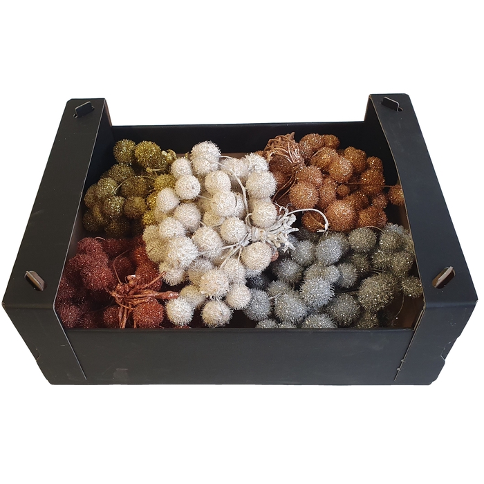 <h4>Small ball per bunch in poly Mixed colours Christmass 1</h4>