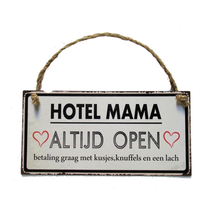 <h4>Wall Hanger Metal Hotel Mama</h4>