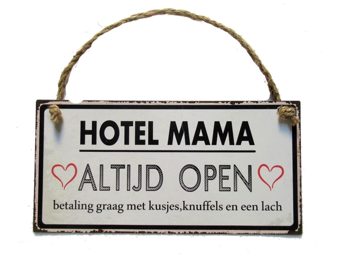 <h4>Wall Hanger Metal Hotel Mama</h4>