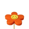 Bijsteker bloem Happy foam 7cm+ 50cm stok oranje
