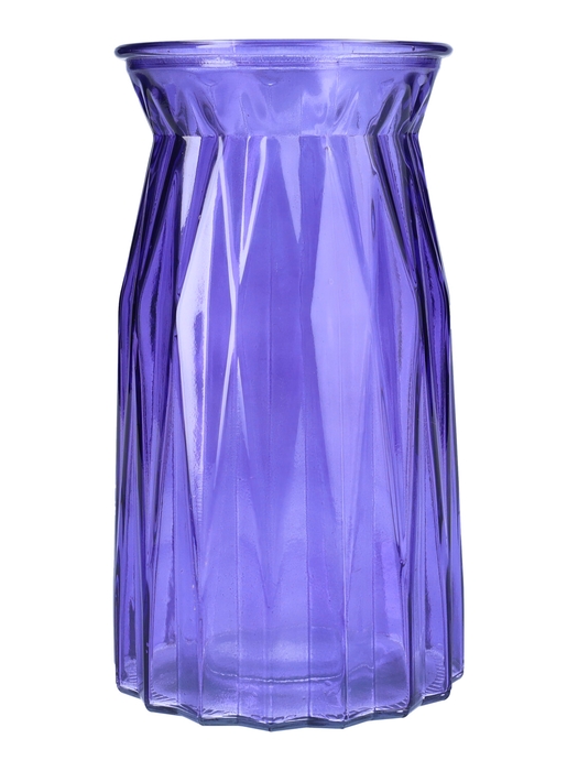 <h4>DF02-664122500 - Vase Ruby d10.5/11.5xh20 dark purple</h4>