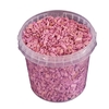 Wood chips 1 ltr bucket Pink