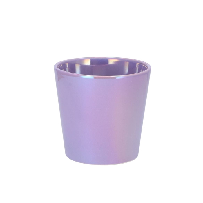 <h4>Daira Pearl Lilac Pot 13x12cm</h4>
