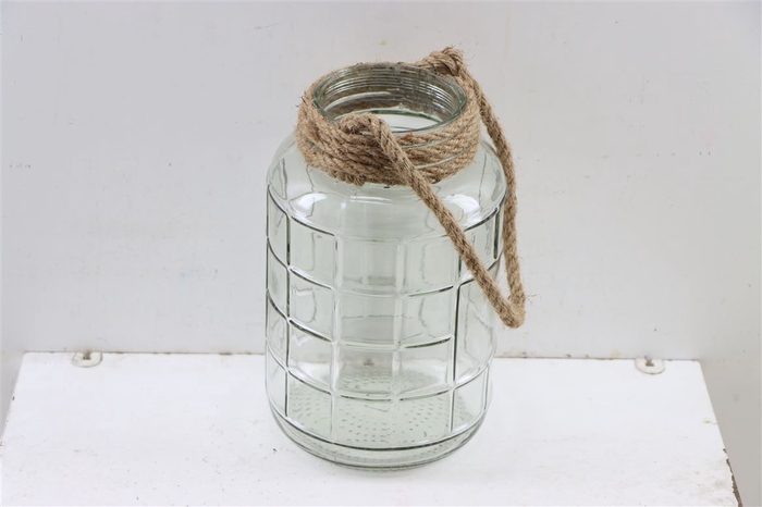 <h4>Deco Vase With Rope H28 D17</h4>