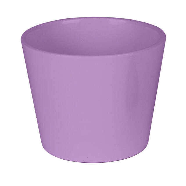 Pot Dallas keramiek Ø12xH9cm lavendel glanzend