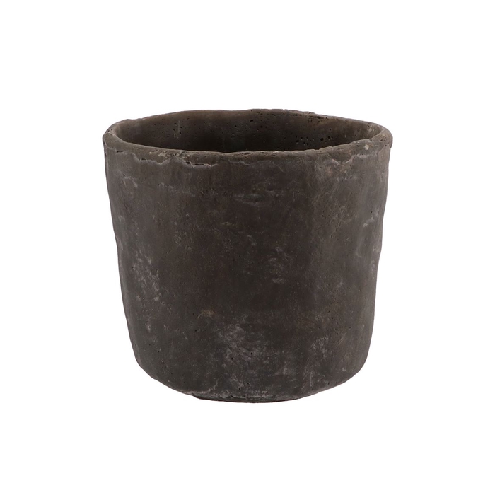 <h4>Iron Stone Grey Pot 21x19cm</h4>