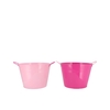 Zinc Basic Fuchsia/pink Ears Bucket 19x16cm